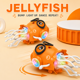 KavachCore Dancing Jellyfish Toy – Musical Automatic Moving Toy with LED Light, 360° Rotating Tentacles for Kids