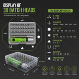 KavachCore 32-in-1 Precision Magnetic Screwdriver Set – Mini Repair & Disassembly Tool Kit