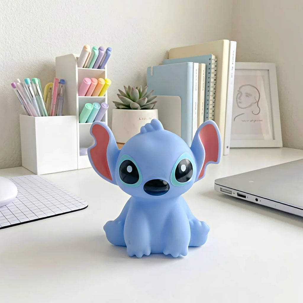 KavachCore Cute Blue Character Silicone Night Light – Soft Glow Tap Lamp for Kids Room, Bedroom, Study Table & Bedside