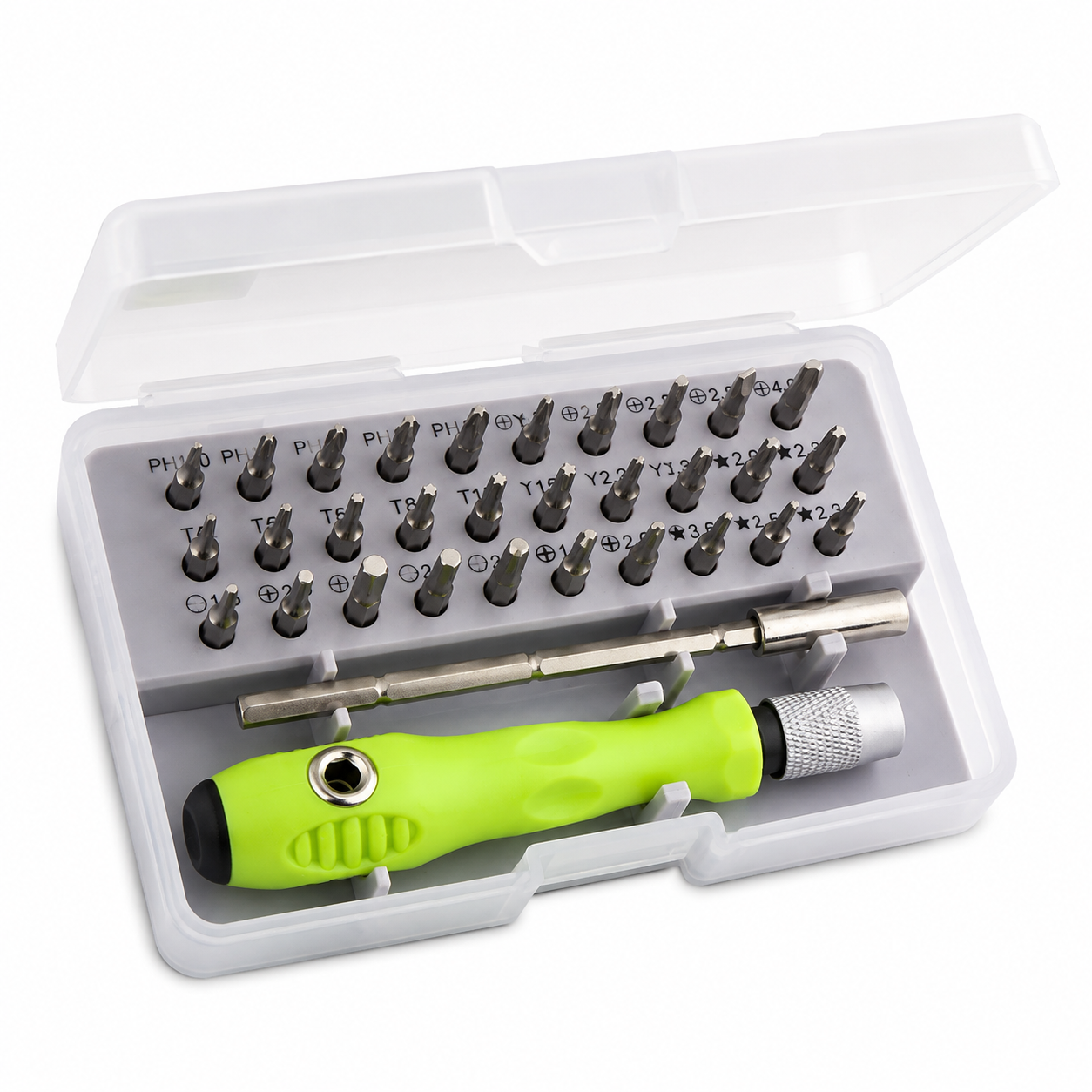 KavachCore 32-in-1 Precision Magnetic Screwdriver Set – Mini Repair & Disassembly Tool Kit