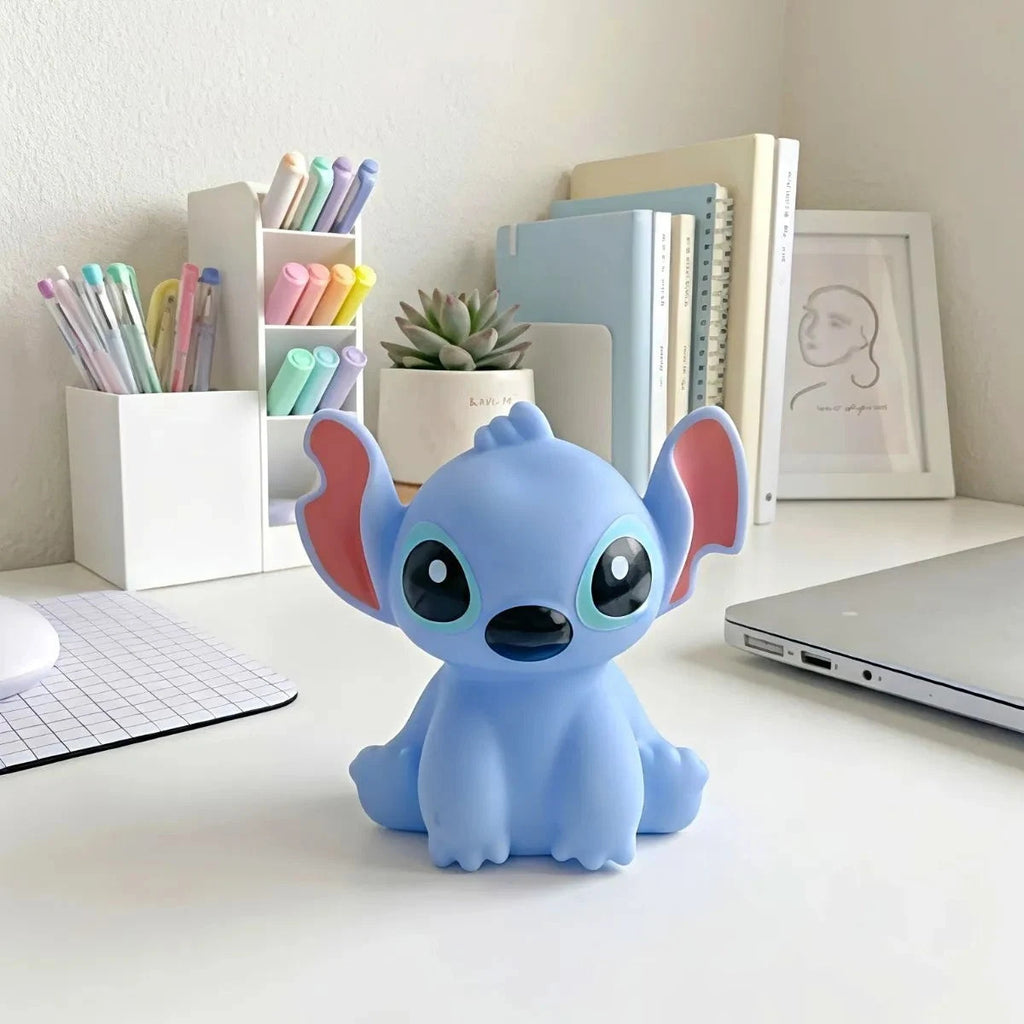 KavachCore Cute Blue Character Silicone Night Light – Soft Glow Tap Lamp for Kids Room, Bedroom, Study Table & Bedside