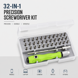KavachCore 32-in-1 Precision Magnetic Screwdriver Set – Mini Repair & Disassembly Tool Kit