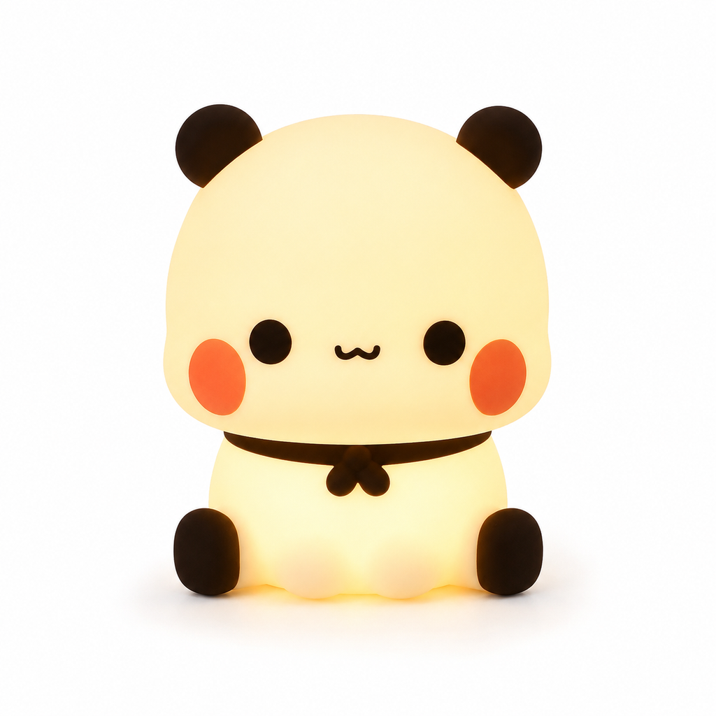 KavachCore Mini Baby Panda Night Light – Cute LED Lamp with Warm White Glow