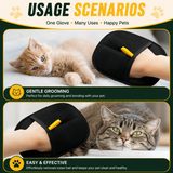 KavachCore Pet Hair Removal Glove for Cats & Dogs – 5-Finger Electrostatic Reusable Pet Hair Remover