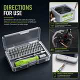KavachCore 32-in-1 Precision Magnetic Screwdriver Set – Mini Repair & Disassembly Tool Kit