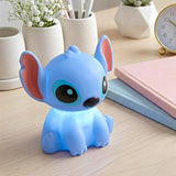 KavachCore Cute Blue Character Silicone Night Light – Soft Glow Tap Lamp for Kids Room, Bedroom, Study Table & Bedside
