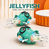 KavachCore Dancing Jellyfish Toy – Musical Automatic Moving Toy with LED Light, 360° Rotating Tentacles for Kids