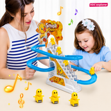 KavachCore 3-Piece Musical Duck Toy Set with Slide for Kids