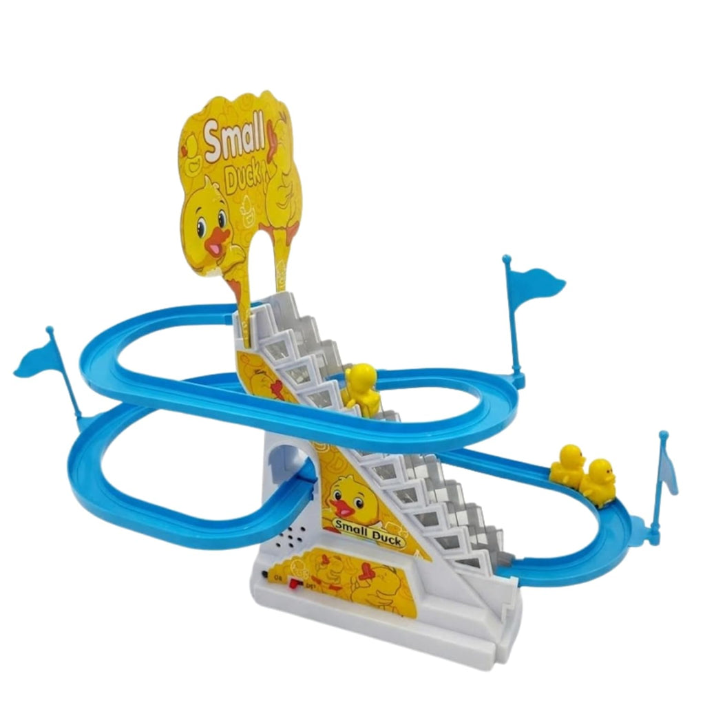 KavachCore 3-Piece Musical Duck Toy Set with Slide for Kids
