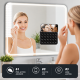 KavachCore Suction Phone Holder for Mirror, Glass & Smooth Surfaces – Hands-Free Mobile Phone Grip