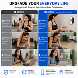 KavachCore Suction Phone Holder for Mirror, Glass & Smooth Surfaces – Hands-Free Mobile Phone Grip