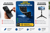 KavachCore Suction Phone Holder for Mirror, Glass & Smooth Surfaces – Hands-Free Mobile Phone Grip