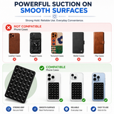 KavachCore Suction Phone Holder for Mirror, Glass & Smooth Surfaces – Hands-Free Mobile Phone Grip