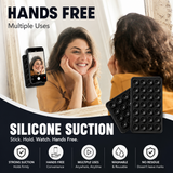 KavachCore Suction Phone Holder for Mirror, Glass & Smooth Surfaces – Hands-Free Mobile Phone Grip