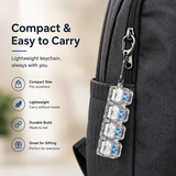 KavachCore 4-in-1 LED Keyboard Fidget Keychain – Mechanical Click Switch Stress Relief Toy