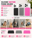 KavachCore Suction Phone Holder for Mirror, Glass & Smooth Surfaces – Hands-Free Mobile Phone Grip