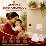 KavachCore Baby Safety Socket Plug Covers – 12 Pcs Child Safety Socket Protector